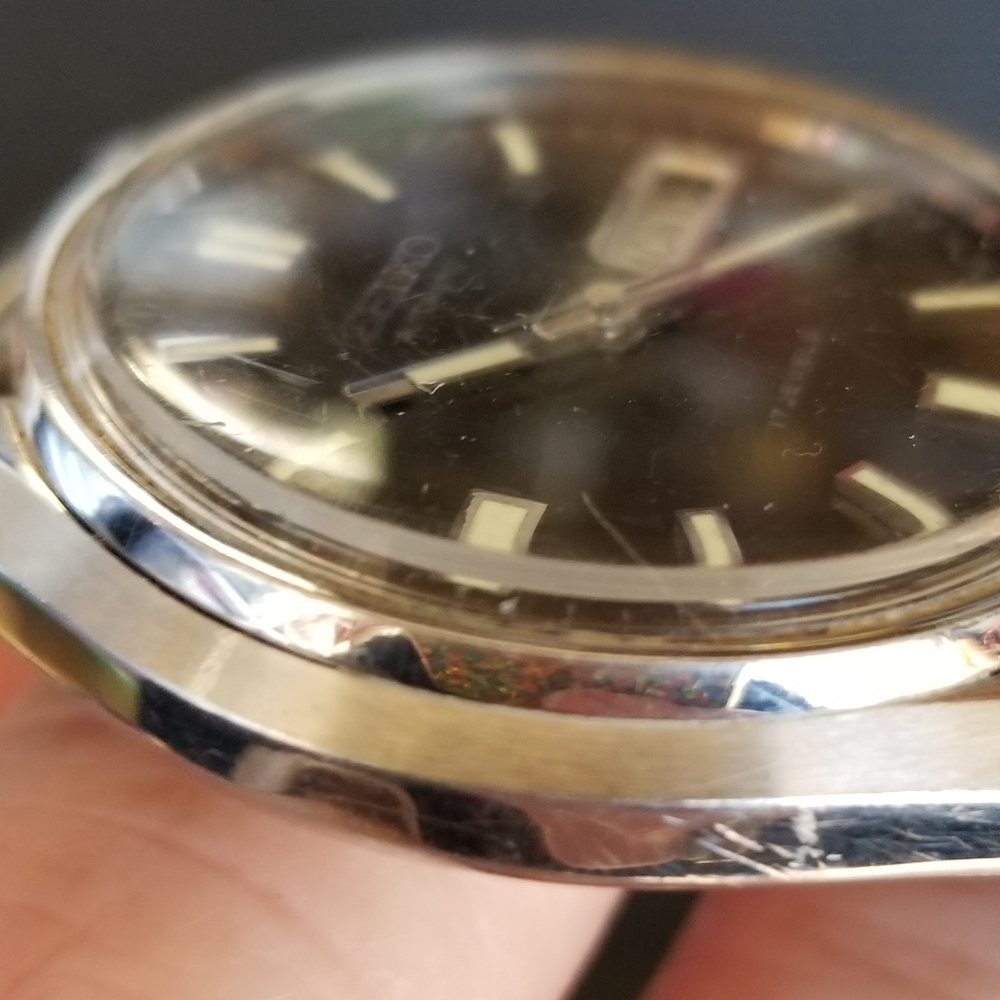Vintage Cool Seiko Automatic 17 Jewels 6309 8239 A2 Men's Day Date Watch - Picture 4 of 12